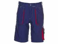 Planam Shorts Shorts Basalt marine/rot Größe S (1-tlg)