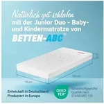 Kindermatratze Babymatratze Junior-Duo -mit Rundum-Trittkante 60x120, 70x140, 70x160,
