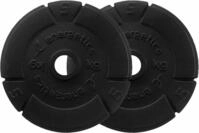 Energetics Zusatzgewichte Hantelscheibe Guss leicht, 2,5 kg