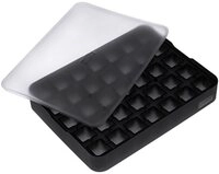 Lurch Eisw&uuml;rfelform Eisw&uuml;rfelform W&uuml;rfel 2x2 cm Flexi-Form schwarz, (1-tlg),