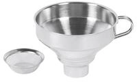 K&uuml;chenprofi Ersatzscherkopf K&Uuml;CHENPROFI Trichter Edelstahl mit Sieb 9cm &Oslash;13cm