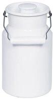 Riess Milchkanne Classic Weiss, 1000 l, Classic Wei&szlig; 1,0 L - Emaille mit Deckel