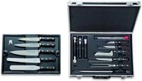 F. DICK Messertasche Dick Messerkoffer abschlie&szlig;b. 17teilig Kochmesser 8116400