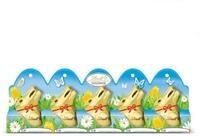LINDT Schokolade, Lindt Mini Goldhasen Hohlfigur aus Alpenvollmilch Schokolade...