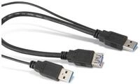 Goobay GOOBAY USB 3.0 Y-Stromversorgungskabel, 0,3 m USB-Kabel