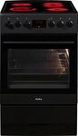 Amica Elektro-Standherd SHC 11503 SM, mit 2-fach-Teleskopauszug, Steam Clean,