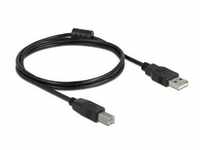 Delock Kabel USB 2.0 Typ A Stecker > USB 2.0 Typ B Stecker 1 m schwarz