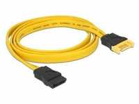 Delock SATA 6 Gb/s Verlängerungskabel 100 cm gelb Computer-Kabel