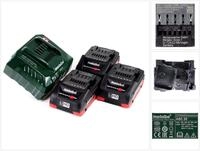metabo 685132000 Akku-Set (4 St), 18V LiHD 4,0 Ah
