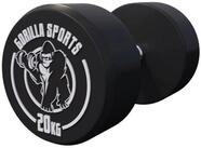 GORILLA SPORTS Kompakthantel Kurzhantel Gummi 2,5 - 40 kg