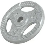 GORILLA SPORTS Hantelscheibe Hantelscheibe Guss Gripper 0,5-20 KG, 5 kg, (1-tlg)