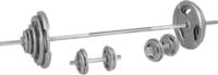 GORILLA SPORTS Hantel-Set Langhantelset Gusseisen Gripper 100 kg
