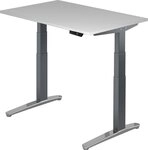 HAMMERBACHER Schreibtisch Sitz-Steh-Schreibtisch elektrisch 120x80cm...