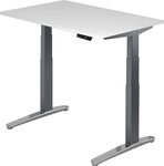 HAMMERBACHER Schreibtisch Sitz-Steh-Schreibtisch elektrisch 120x80cm