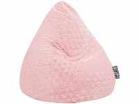 Sitting Point BeanBag Fluffy Hearts 120L Rose