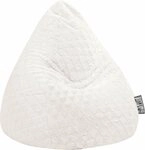 Sitting Point Sitzsack Sitzsack FLUFFY HEARTS L, Pl&uuml;schsitzsack mit Herzoptik