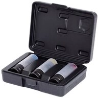 KS Tools Gabel- und Ringschl&uuml;ssel SlimPOWER Impact-Stecknuss-Satz, 3-tlg, 1/2"