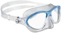Cressi Tauchermaske Moon Maske - Kinder Schwimmmaske - Clear/Blue
