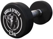 GORILLA SPORTS Kompakthantel Kurzhantel Gummi 2,5 - 40 kg
