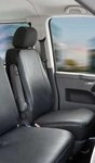 WALSER Autositzbezug Transporter VW T5 Passform, 1 Einzelsitzbezug vorne, 1