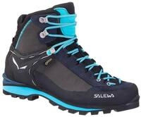 Salewa Crow GTX (Berg-Trekking, Veloursleder, wasserdicht) navyblau Damen...