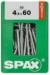 SPAX Holzbauschraube Spax Universalschrauben 4.5 x 60 mm TX 20 Senkkopf