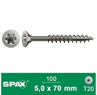 SPAX Spanplattenschraube SPAX A2 ROSTFREI TRX 5X70 100 ST