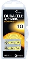 Duracell Duracell H&ouml;rger&auml;tebatterie ZA10 1.45 V 6 St. 90 mAh Zink-Luft...