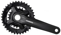 Shimano Fahrradkurbel SHIMANO Kurbelgarnitur FC-M210-B2 Kurbelgarnitur - 175 mm,
