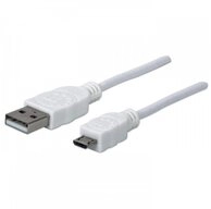 MANHATTAN Manhattan USB 2.0 Anschlusskabel (1,8m) - Kabel Elektro-Kabel, USB 2.0,