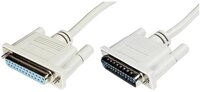 Digitus Datatransfer Verl&auml;ngerungskabel, D-Sub25/St - D-Su Video-Kabel