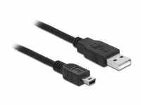 Delock 82311 - Kabel USB 2.0-A Stecker zu mini B 5-Pin Stecker 3 m...