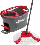 Vileda Bodenwischer-Set EASY WRING & CLEAN TURBO BOX, (Set, 3-St., Wischmop-Set mit