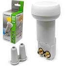 HB-DIGITAL Twin LNB Smart Titanium ECO TESL 0,1dB Universal-Twin-LNB (Sehr geringes
