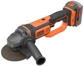 Black + Decker Winkelschleifer Black & Decker BCG720M1-QW Akku-Winkelschleifer...