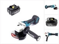 Makita Akku-Winkelschleifer DGA 504 F1 Akku Winkelschleifer 18V 125mm Brushless...