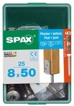 SPAX Holzbauschraube Spax Pfostenschrauben 8.0 x 50 mm TX 40 - 25 Stk.