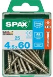 SPAX Holzbauschraube Spax Universalschrauben 4.5 x 60 mm TX 20 - 25