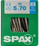 SPAX Holzbauschraube Spax Universalschrauben 5.0 x 70 mm TX 20 Senkkopf