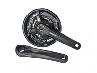 Shimano Fahrradkurbel SHIMANO Kurbelgarnitur FC-M210-3 170 mm 40-30-22 Z&auml;hne