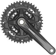 Shimano Fahrradkurbel SHIMANO Kurbelgarnitur FC-M210-3 175 mm 44-32-22 Z&auml;hne -