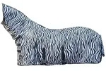 HKM Pferde-Fliegendecke Zebra mit Halsteil und Bauchlatz 115 cm