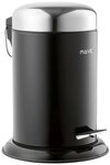 M&ouml;ve Kosmetikeimer Treteimer Push, 3 Liter, schwarz