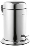 M&ouml;ve Kosmetikeimer Treteimer Push, 3 Liter, silberfarben