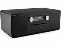 Pure Evoke C-D6, Siena Black, EU/UK DAB+/UKW-/Internetradio CD Bluetooth...