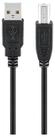 Goobay GOOBAY USB 2.0 Hi-Speed Kabel A/B 68901 3m schwarz USB-Kabel