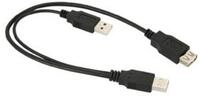 Goobay GOOBAY USB 2.0-Y-Stromversorgungskabel USB-Kabel