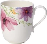 Villeroy & Boch Becher Mariefleur Tea Becher mit Henkel 0,43 l, Premium...