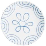 Gmundner Keramik Fr&uuml;hst&uuml;cksteller Blaugeflammt Ostergeschirr, 20 cm