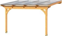 Skanholz Terrassendach Ravenna, BxT: 434x250 cm, Bedachung Doppelstegplatten,